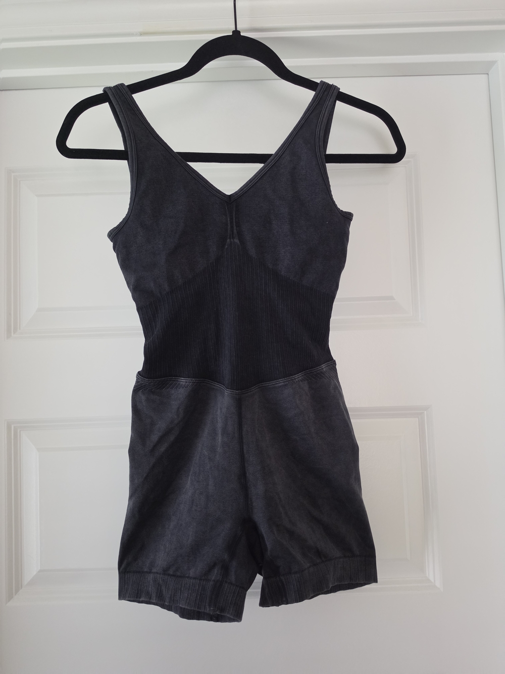 Grey One-Piece Romper Shapewear